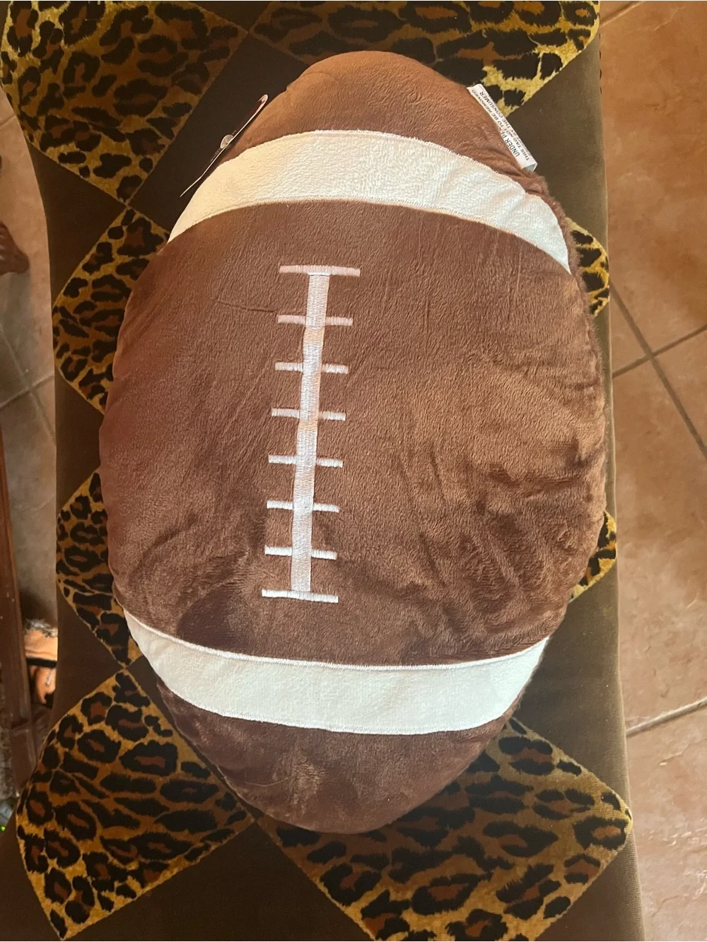 3-Pc Football Party Bundle - Drink Dispenser Pillow & Garland NWT